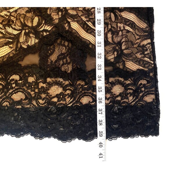 Nicole Miller Lace Sheath Dress Size M Black Beige Lining Stretch NWT CE 10053 - Picture 16 of 16
